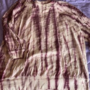 Terra & Sky Purple multi shirt NWOT